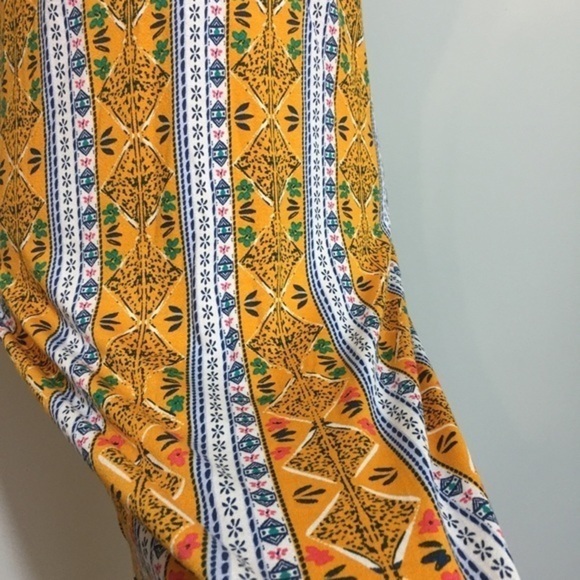 NWT Floral Vertical Geo Stripe Swing Loose Dress - Picture 6 of 8